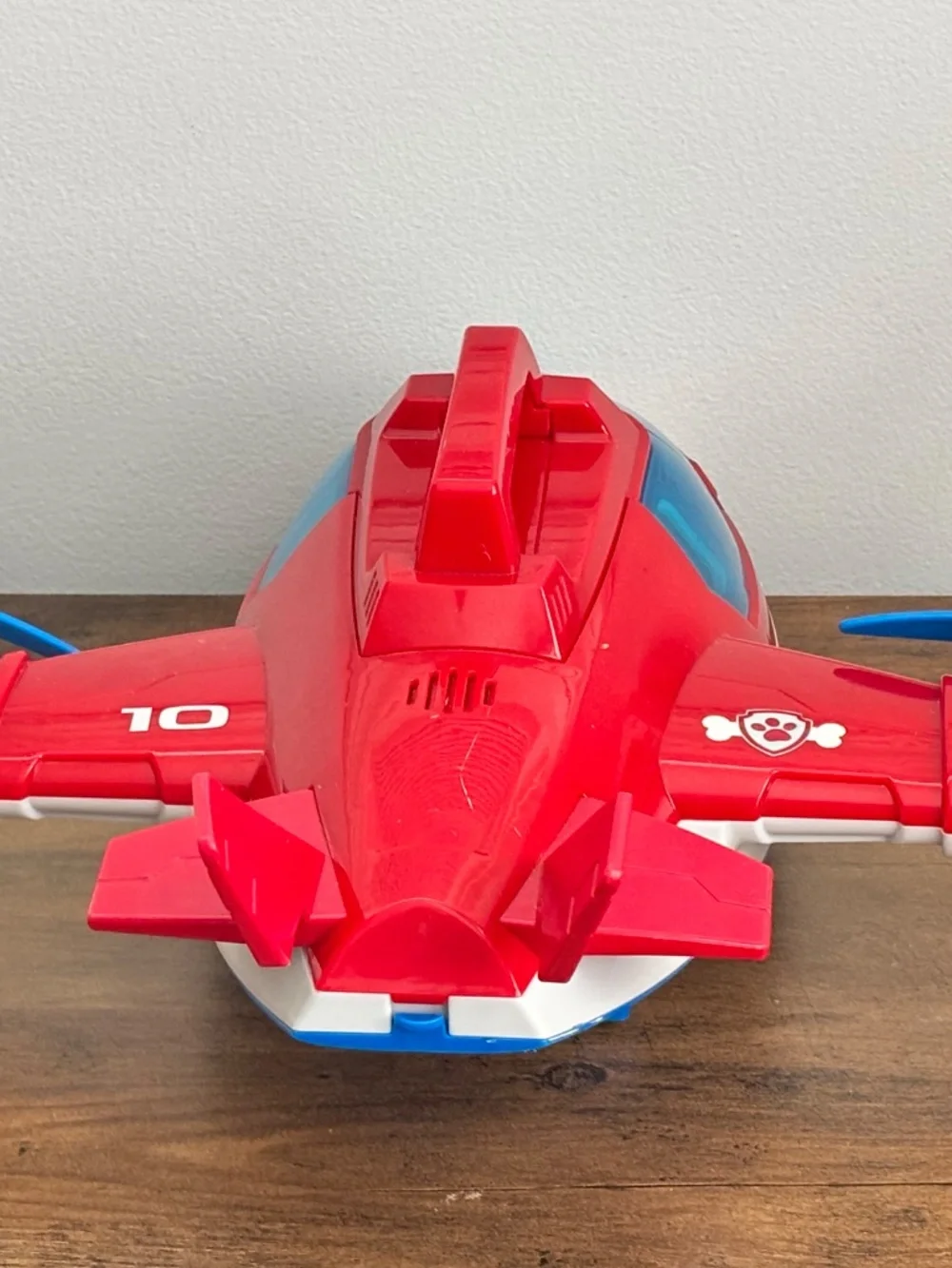 Paw Patrol Air Patroller Rescue Plane Airplane Lights Sound Toy Red Blue WORKS